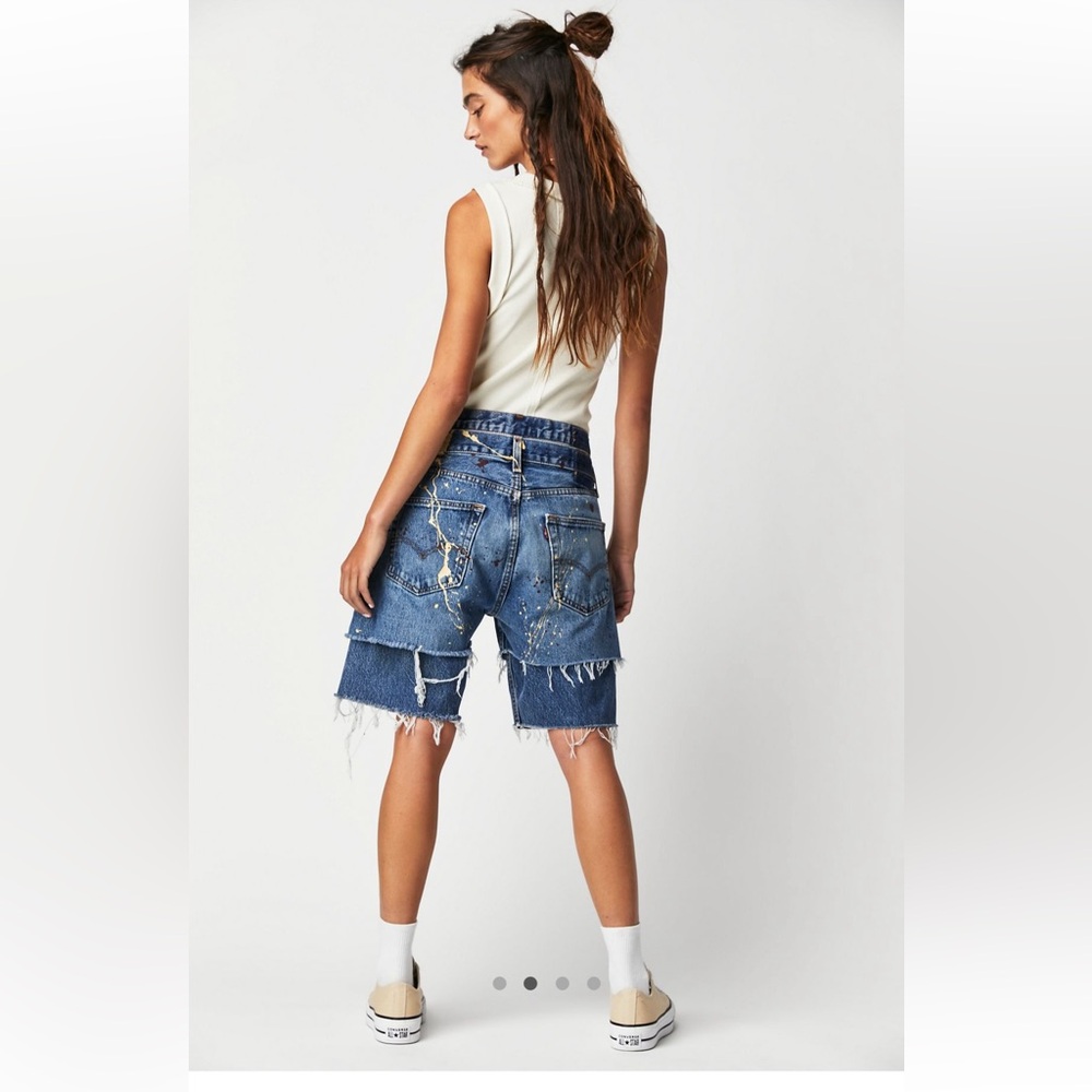 EXCELLENT TRICIA FIX x FREE PEOPLE DOUBLE WAISTBAND SHORTS, SIZE XL